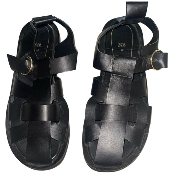 🌹NEW: ZARA CAGE SANDALS - Picture 1 of 6